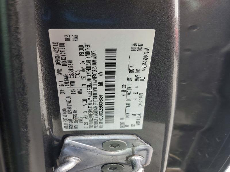 Продаж на аукціоні авто 2014 Ford Escape, vin: 1FMCU0GX5EUC06866, номер лоту: 53015156