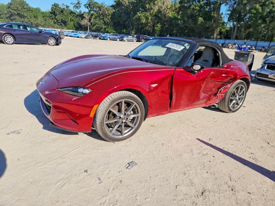 2021 Mazda Mx-5 Miata მანქანა იყიდება აუქციონზე, vin: JM1NDAD73M0455325, აუქციონის ნომერი: 53647976