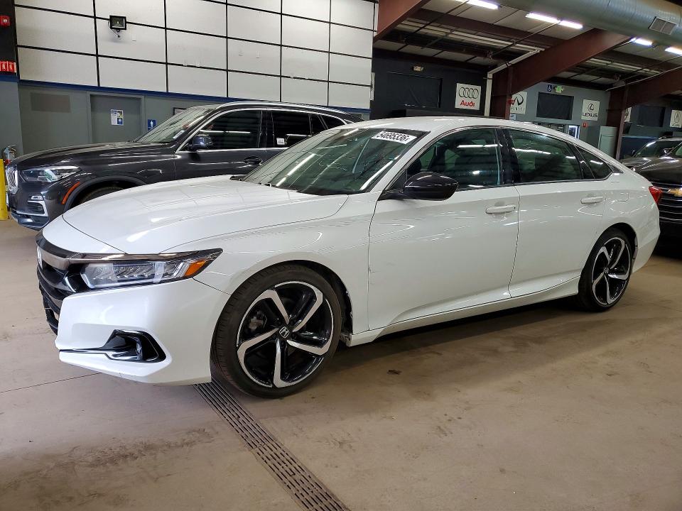 54695336 :رقم المزاد ، 1HGCV1F36NA091381 vin ، 2022 Honda Accord مزاد بيع