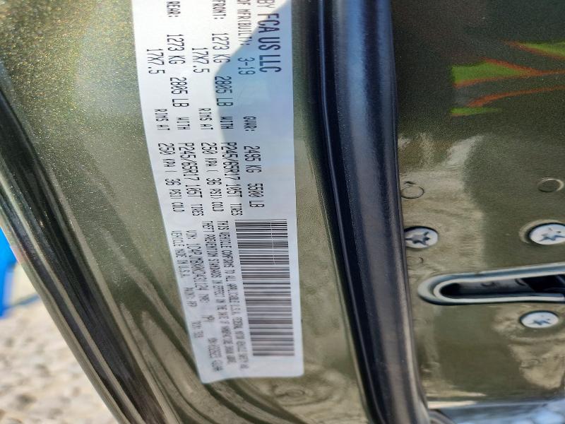 Aukcja sprzedaży 2019 Jeep Cherokee, vin: 1C4PJMBX0KD431124, numer aukcji: 52496266
