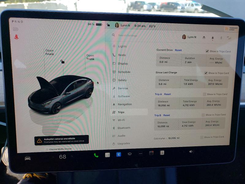 2023 Tesla Model 3 მანქანა იყიდება აუქციონზე, vin: 5YJ3E1EA5PF675845, აუქციონის ნომერი: 52307066