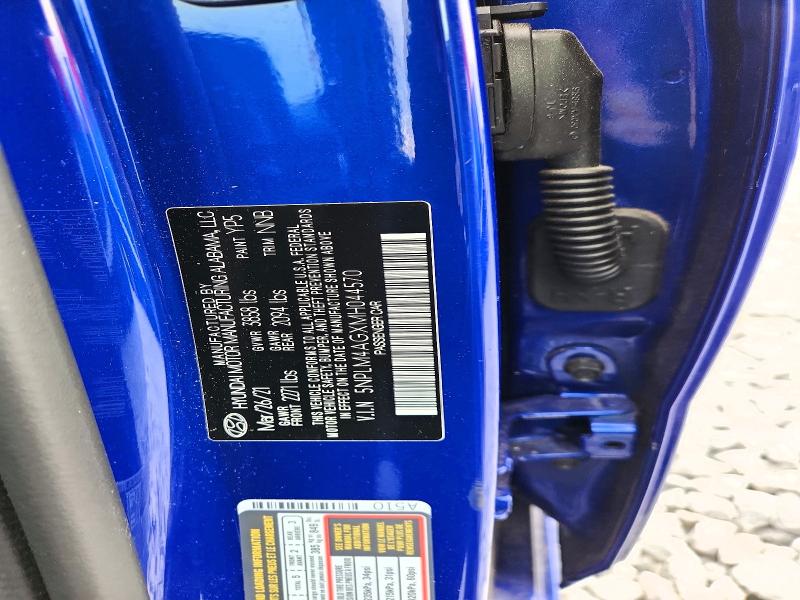 54990026 :رقم المزاد ، 5NPLM4AGXMH044570 vin ، 2021 Hyundai Elantra مزاد بيع