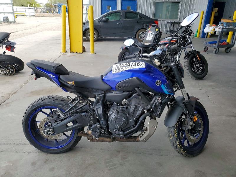2022 Yamaha Mt07 მანქანა იყიდება აუქციონზე, vin: JYARM32E0NA002883, აუქციონის ნომერი: 50949746