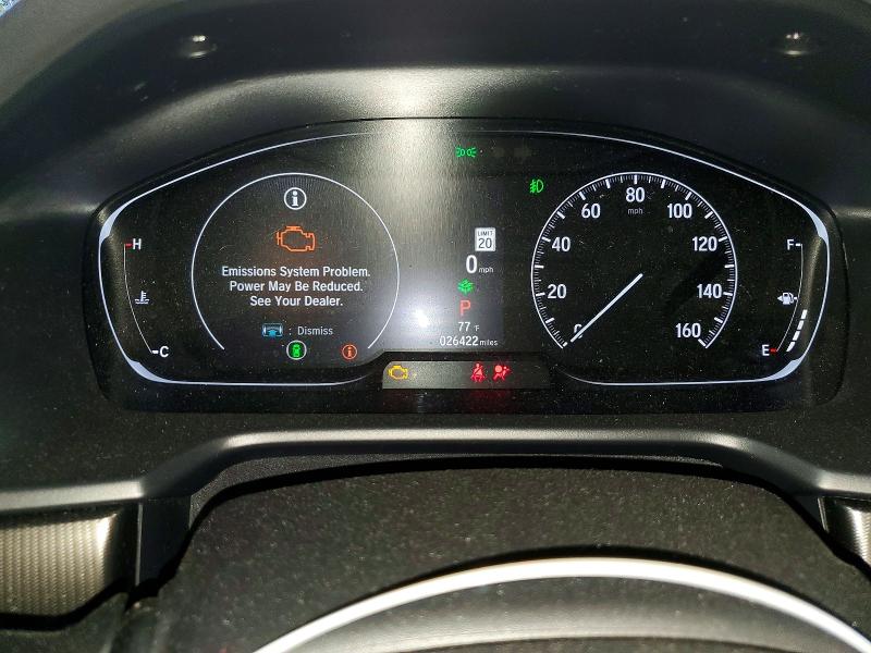 2022 Honda Accord მანქანა იყიდება აუქციონზე, vin: 1HGCV2F35NA024597, აუქციონის ნომერი: 54637106