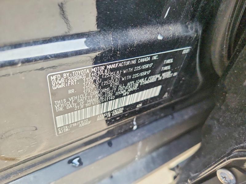 54811076 :رقم المزاد ، 2T3F1RFV7SC511140 vin ، 2025 Toyota Rav4 مزاد بيع