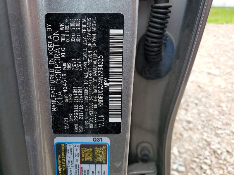 Продажа на аукционе авто 2022 Kia Seltos, vin: KNDEUCA24N7294335, номер лота: 53983936
