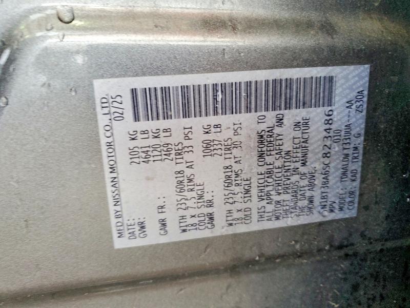 Продажа на аукционе авто 2025 Nissan Rogue, vin: 5N1BT3BA6SC823486, номер лота: 55109556