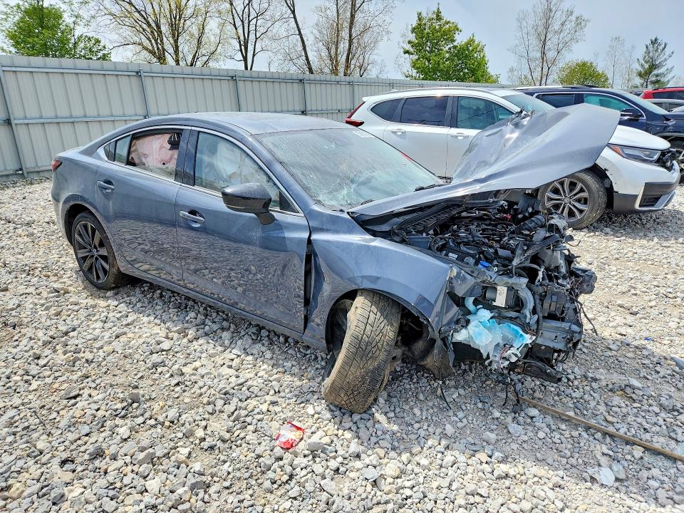 52807606 :رقم المزاد ، JM1GL1WYXM1608729 vin ، 2021 Mazda 6 مزاد بيع