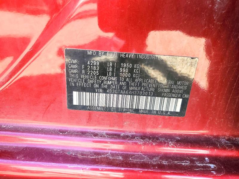 Продажа на аукционе авто 2017 Subaru Impreza, vin: 4S3GTAA64H3703013, номер лота: 54261806
