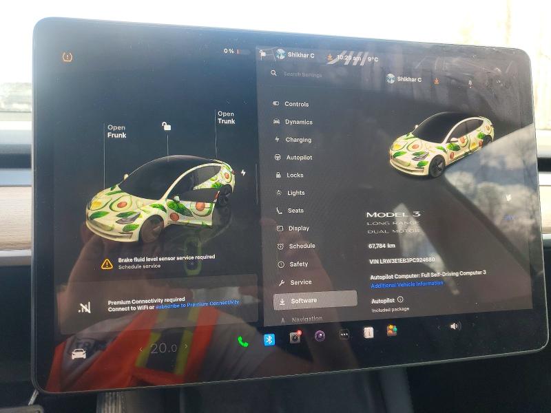 2023 Tesla Model 3 მანქანა იყიდება აუქციონზე, vin: LRW3E1EB3PC924680, აუქციონის ნომერი: 51641676