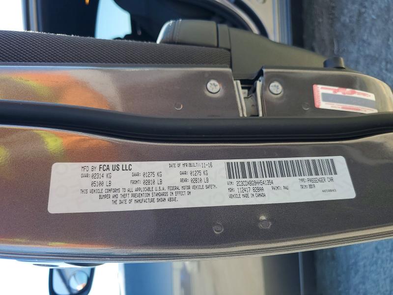 Продаж на аукціоні авто 2017 Dodge Charger, vin: 2C3CDXBG9HH541354, номер лоту: 53236986