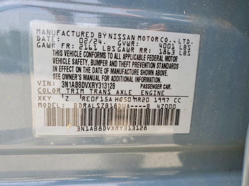 Aukcja sprzedaży 2024 Nissan Sentra, vin: 3N1AB8DVXRY313128, numer aukcji: 53021476
