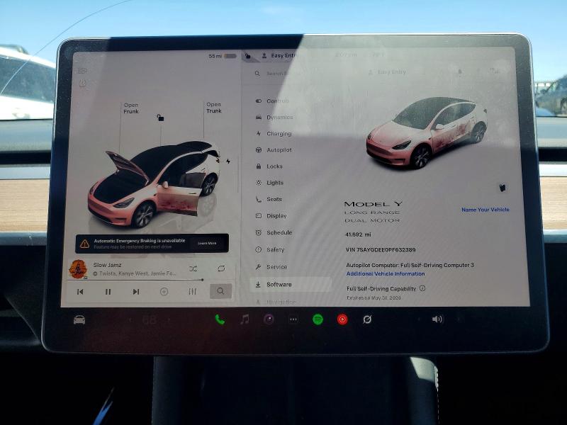 52426396 :رقم المزاد ، 7SAYGDEE0PF632389 vin ، 2023 Tesla Model Y مزاد بيع