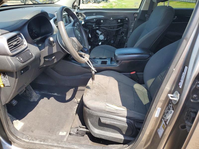 53531256 :رقم المزاد ، 5XYPGDA36HG244784 vin ، 2017 Kia Sorento مزاد بيع
