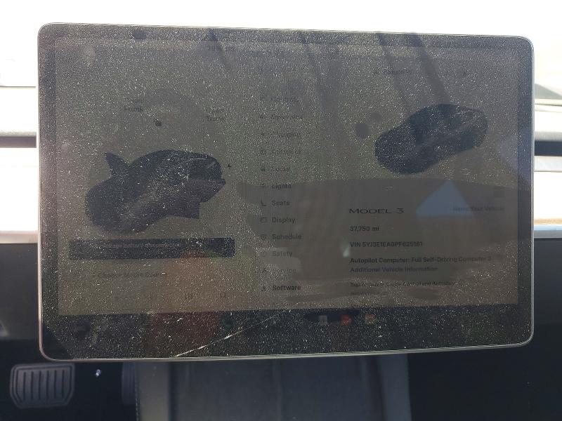 55042956 :رقم المزاد ، 5YJ3E1EA0PF625161 vin ، 2023 Tesla Model 3 مزاد بيع