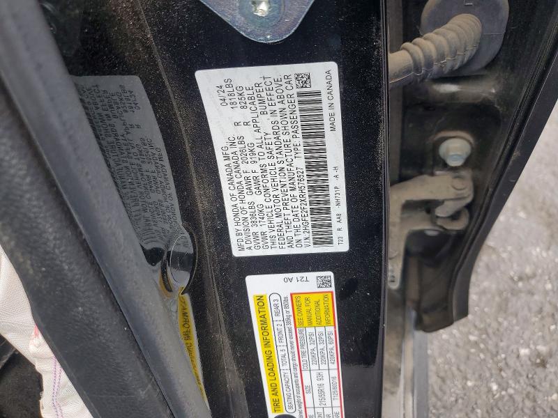 Aukcja sprzedaży 2024 Honda Civic, vin: 2HGFE2F2XRH576527, numer aukcji: 54559916