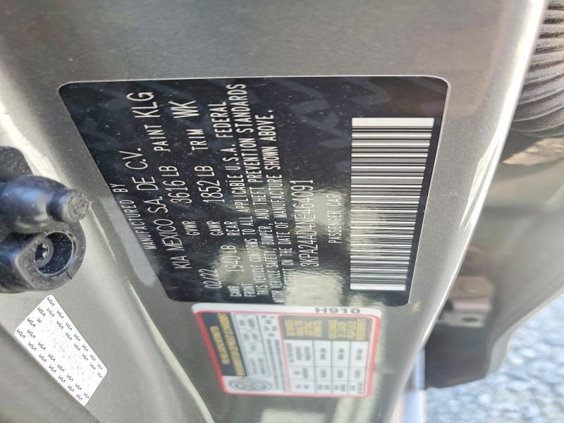 53538536 :رقم المزاد ، 3KPA24AD4NE464091 vin ، 2022 Kia Rio مزاد بيع