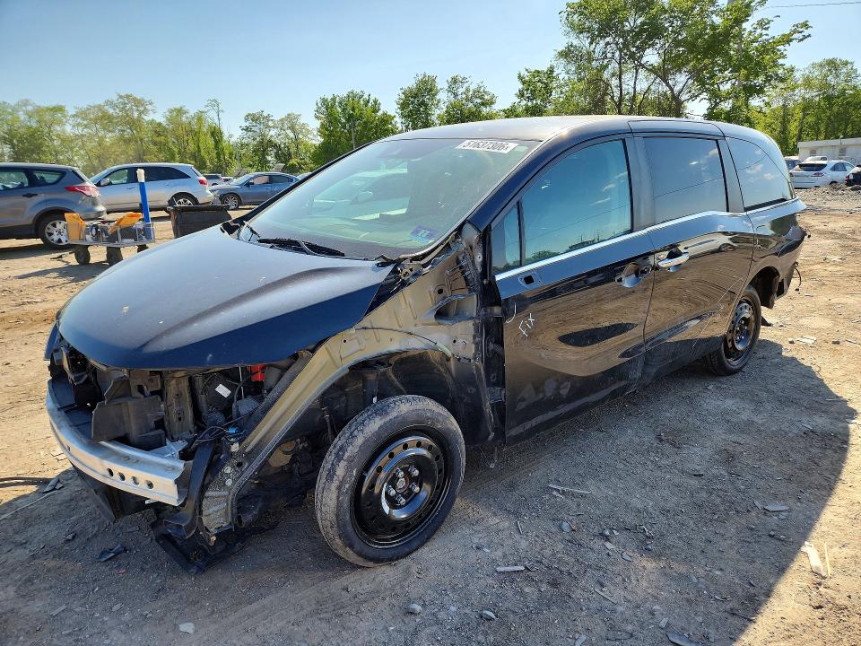 51637306 :رقم المزاد ، 5FNRL6H79KB129362 vin ، 2019 Honda Odyssey مزاد بيع