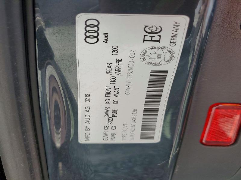 Продажа на аукционе авто 2018 Audi S5, vin: WAUC4CF51JA083128, номер лота: 54102846