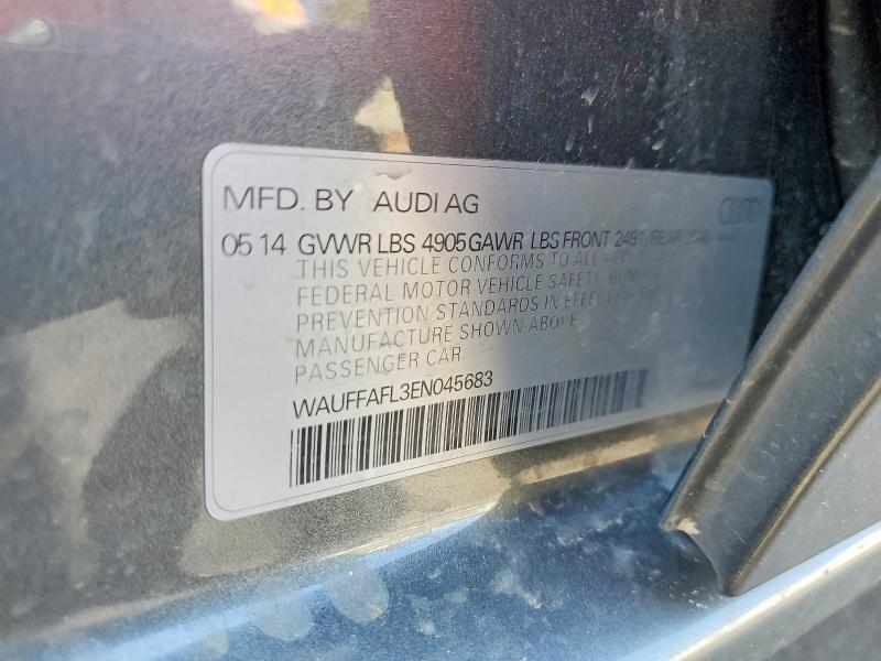 Aukcja sprzedaży 2014 Audi A4, vin: WAUFFAFL3EN045683, numer aukcji: 52380176