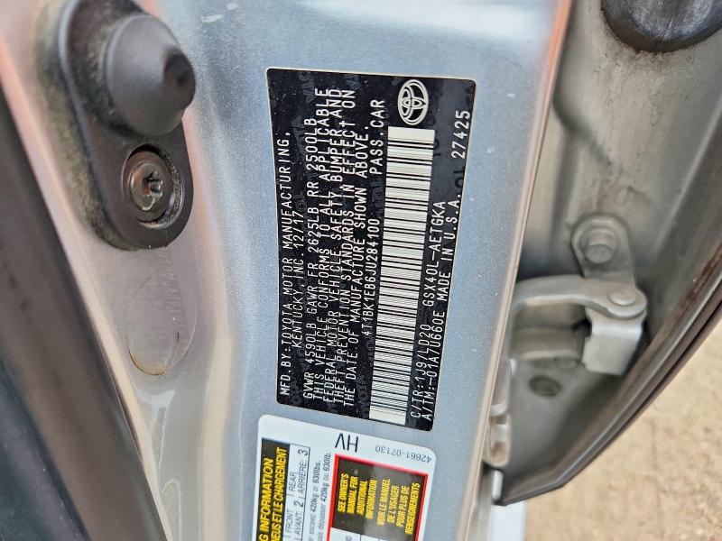 Aukcja sprzedaży 2018 Toyota Avalon, vin: 4T1BK1EB6JU284100, numer aukcji: 52482066