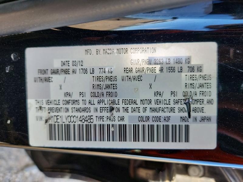 Продажа на аукционе авто 2012 Mazda Mazda2, vin: JM1DE1LY0C0148485, номер лота: 52626086