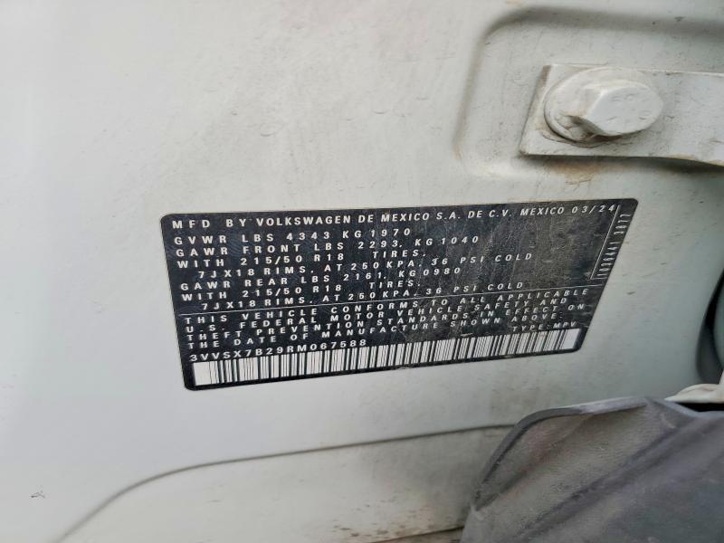 Продажа на аукционе авто 2024 Volkswagen Taos, vin: 3VVSX7B29RM067588, номер лота: 52316246