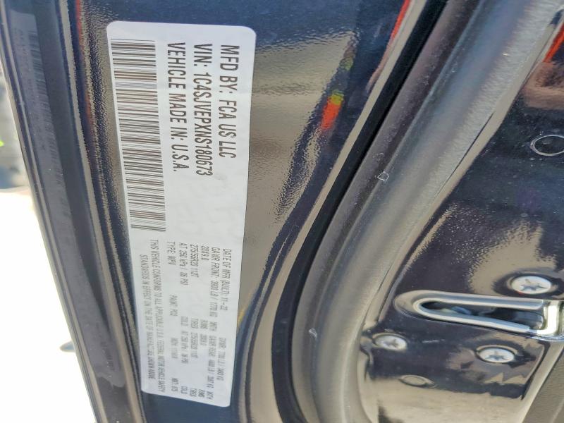 52134736 :رقم المزاد ، 1C4SJVEPXNS180673 vin ، 2022 Jeep Grand Wagoneer مزاد بيع