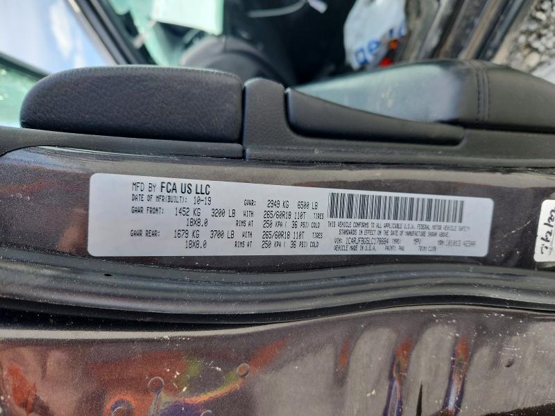 Продаж на аукціоні авто 2020 Jeep Grand Cherokee, vin: 1C4RJFBG5LC178684, номер лоту: 53398996