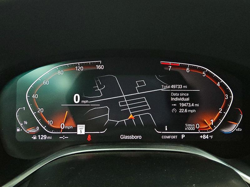 51823376 :رقم المزاد ، WBA7T4C09LGF97220 vin ، 2020 Bmw 740 مزاد بيع