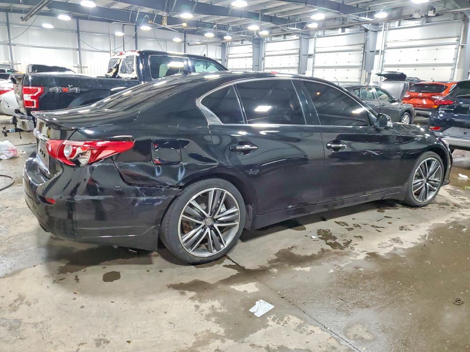 2015 Infiniti Q50 Hybrid მანქანა იყიდება აუქციონზე, vin: JN1AV7AR0FM850727, აუქციონის ნომერი: 54230846