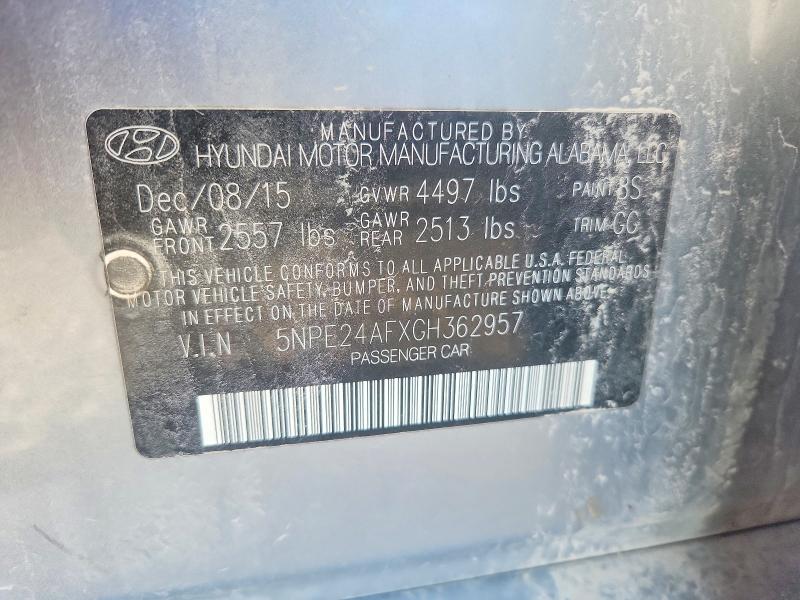 Продаж на аукціоні авто 2016 Hyundai Sonata, vin: 5NPE24AFXGH362957, номер лоту: 53449216