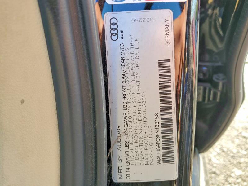 Продажа на аукционе авто 2014 Audi A6, vin: WAUHGAFC3EN138158, номер лота: 52579456