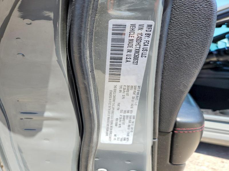 Aukcja sprzedaży 2021 Dodge Durango, vin: 1C4SDHCTXMC608727, numer aukcji: 51910136