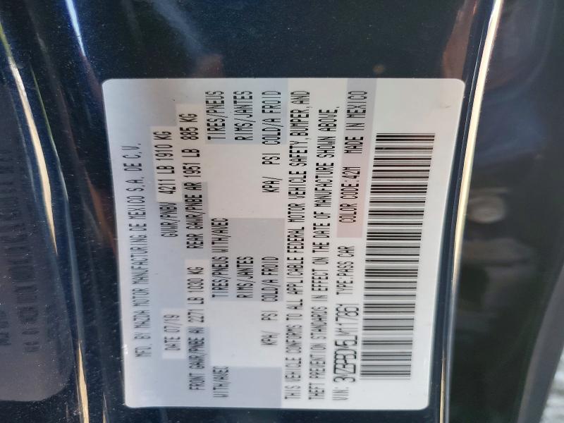 Продажа на аукционе авто 2020 Mazda 3, vin: 3MZBPBDM5LM117861, номер лота: 54084976