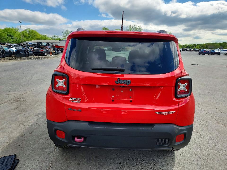 53977056 :رقم المزاد ، ZACCJBCB0HPG41268 vin ، 2017 Jeep Renegade مزاد بيع