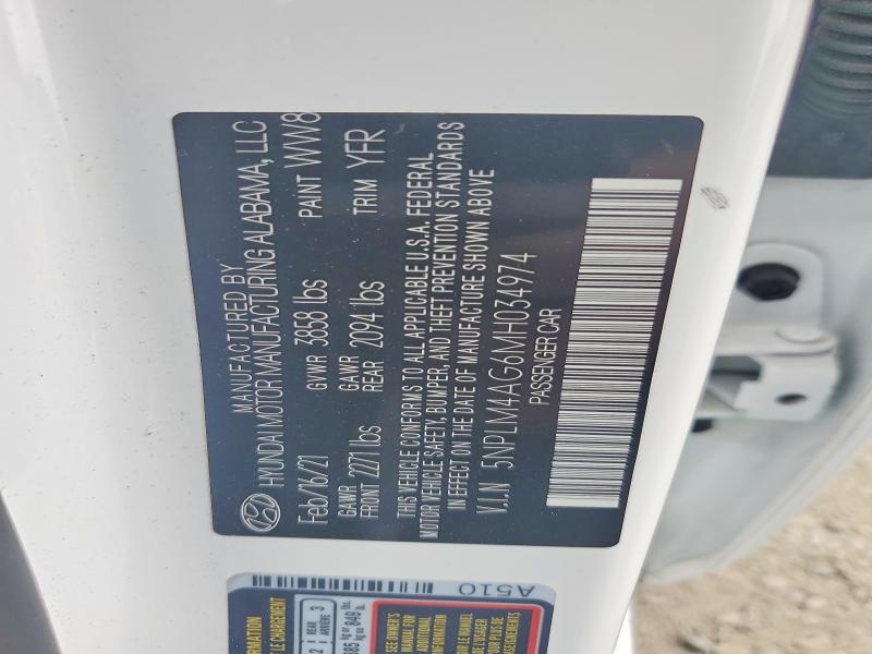 Продаж на аукціоні авто 2021 Hyundai Elantra, vin: 5NPLM4AG6MH034974, номер лоту: 52755676
