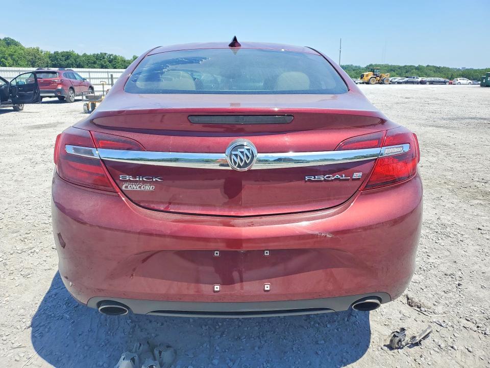 54296416 :رقم المزاد ، 2G4GK5EX1G9204958 vin ، 2016 Buick Regal مزاد بيع