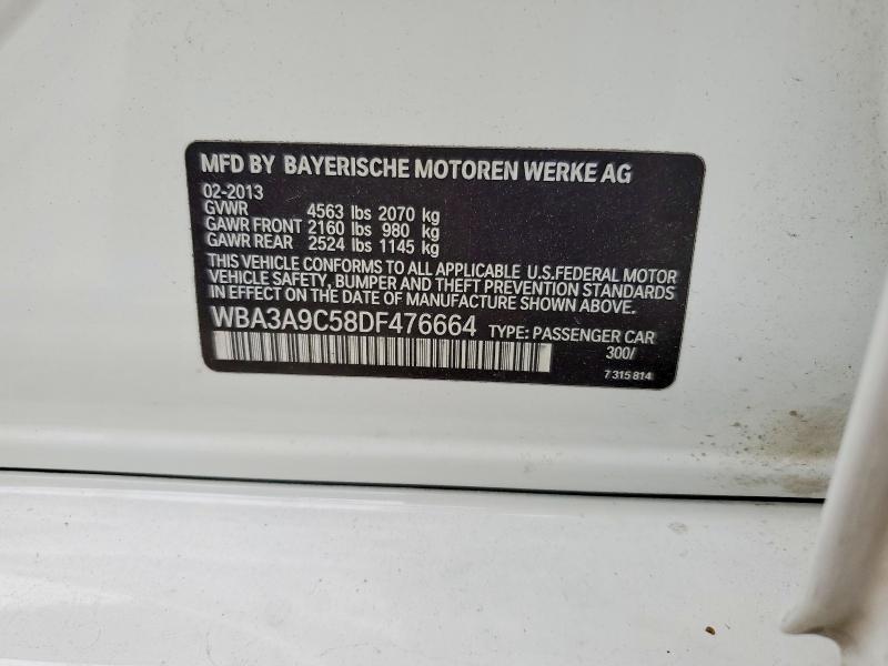 Продажа на аукционе авто 2013 Bmw 335, vin: WBA3A9C58DF476664, номер лота: 52479016