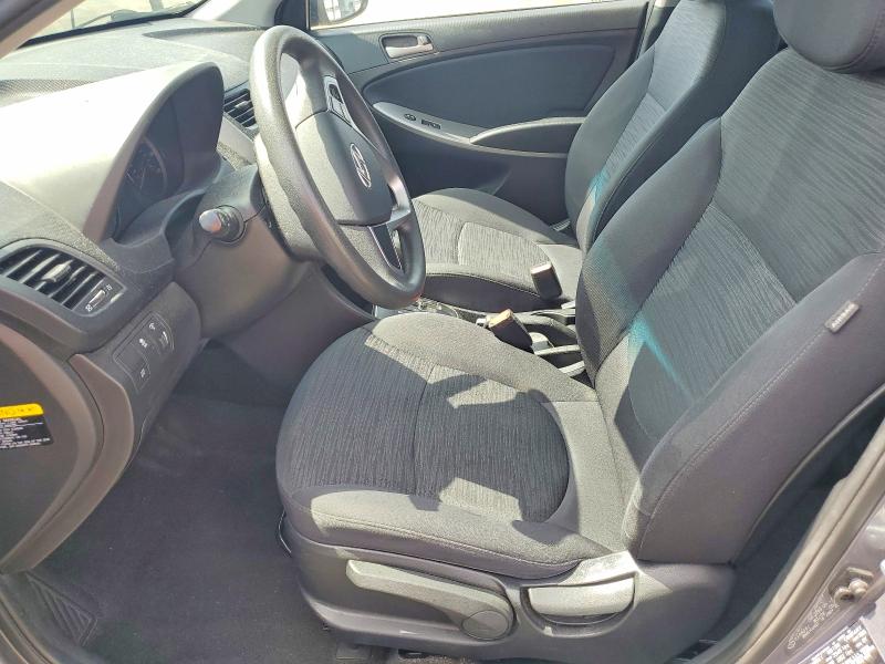 53155456 :رقم المزاد ، KMHCT5AE7HU345733 vin ، 2017 Hyundai Accent مزاد بيع