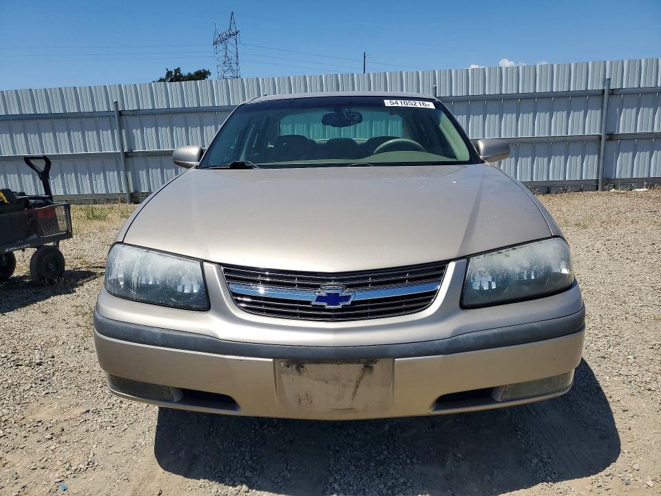 2002 Chevrolet Impala მანქანა იყიდება აუქციონზე, vin: 2G1WH55K129308063, აუქციონის ნომერი: 54105216