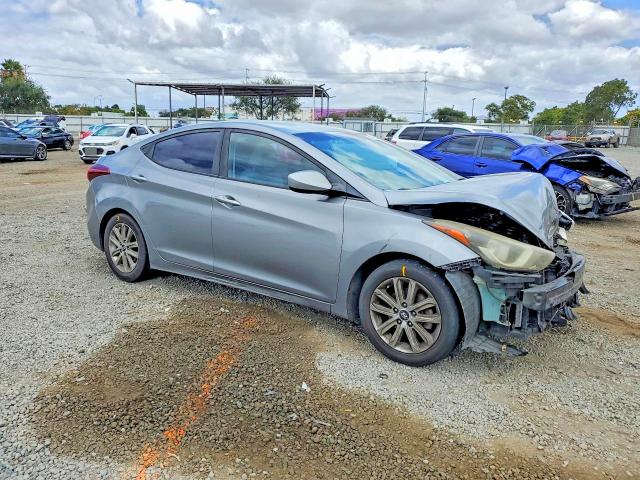 2014 Hyundai Elantra მანქანა იყიდება აუქციონზე, vin: KMHDH4AE5EU158017, აუქციონის ნომერი: 55199336