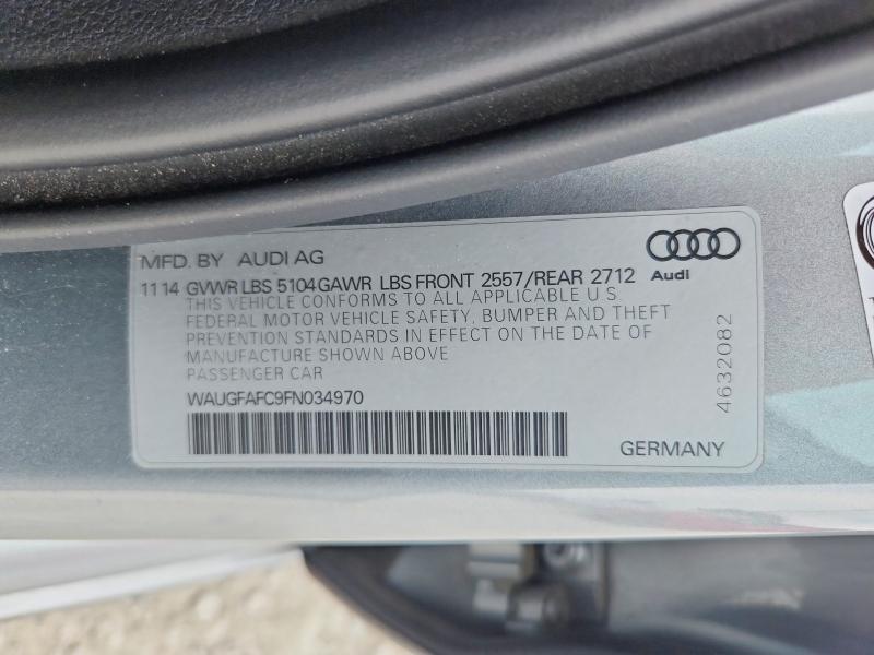 Продаж на аукціоні авто 2015 Audi A6, vin: WAUGFAFC9FN034970, номер лоту: 55079376