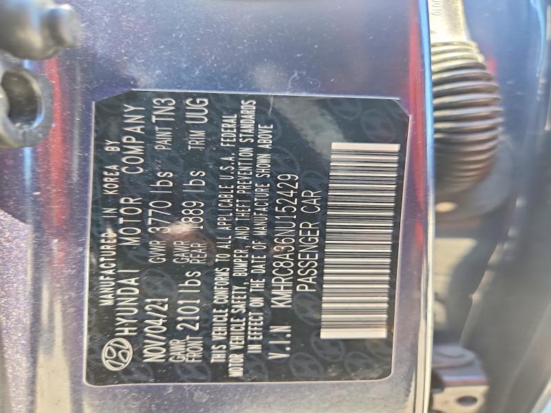 Продажа на аукционе авто 2022 Hyundai Venue, vin: KMHRC8A36NU152429, номер лота: 53772016