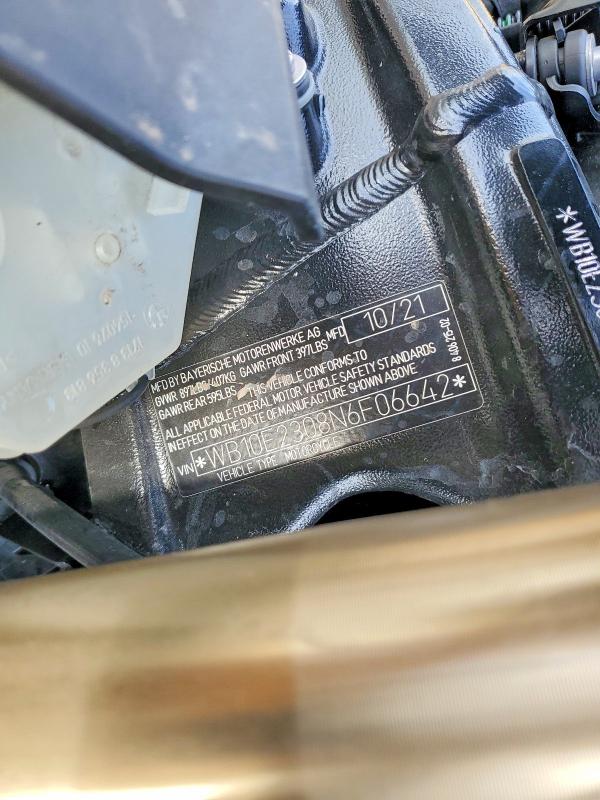 Продаж на аукціоні авто 2022 Bmw S 1000, vin: WB10E2308N6F06642, номер лоту: 54082296