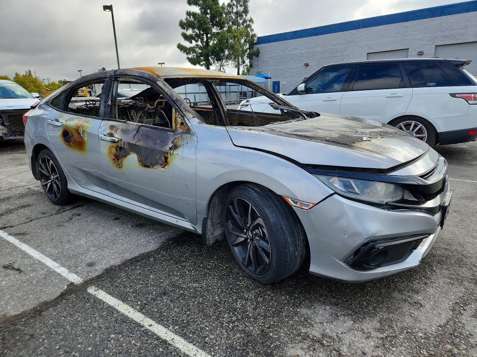 2019 Honda Civic მანქანა იყიდება აუქციონზე, vin: 2HGFC2F87KH593057, აუქციონის ნომერი: 52540926