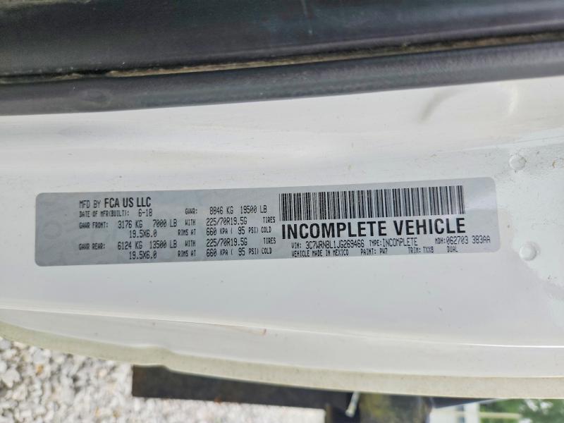 Продажа на аукционе авто 2018 Ram 5500, vin: 3C7WRNBL1JG269466, номер лота: 52816826