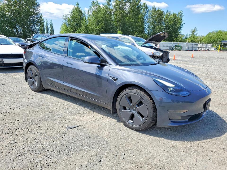 2022 Tesla Model 3 მანქანა იყიდება აუქციონზე, vin: 5YJ3E1EA6NF340882, აუქციონის ნომერი: 54908806