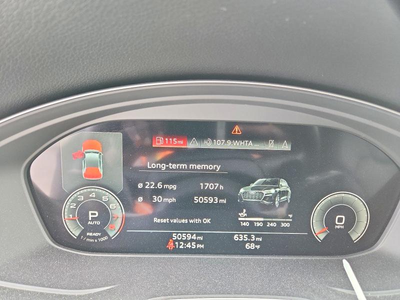 Aukcja sprzedaży 2023 Audi Q5, vin: WA1EAAFY3P2072244, numer aukcji: 53098516