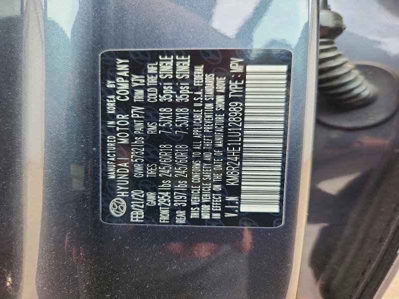 55351346 :رقم المزاد ، KM8R24HE1LU128989 vin ، 2020 Hyundai Palisade مزاد بيع